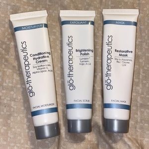 Glo Therapeutics Scrub, Moisturizer, & Mask